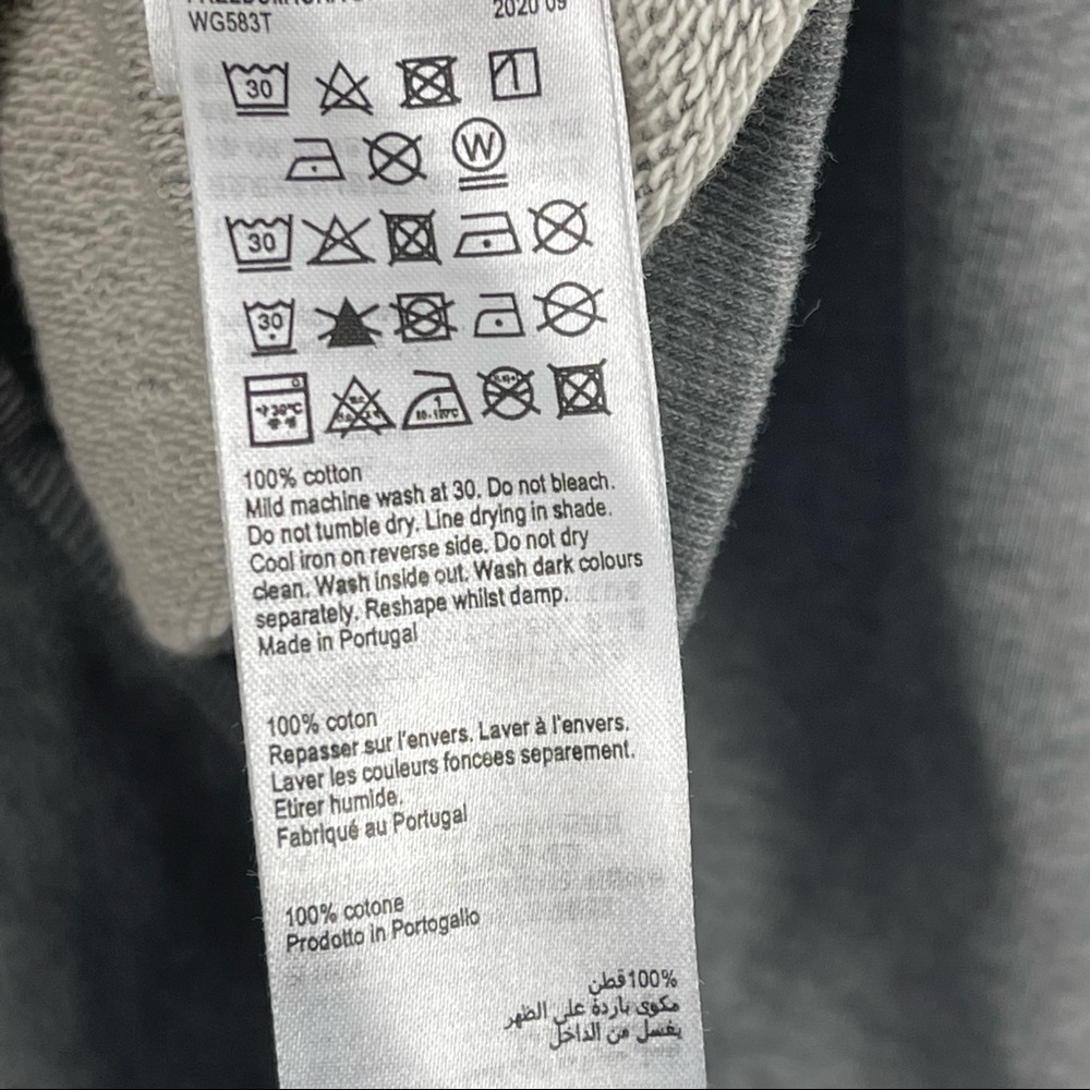 ALL SAINTS Freedom Iona Graphic Sweatshirt in Grey Marl - Picture 6 of 6